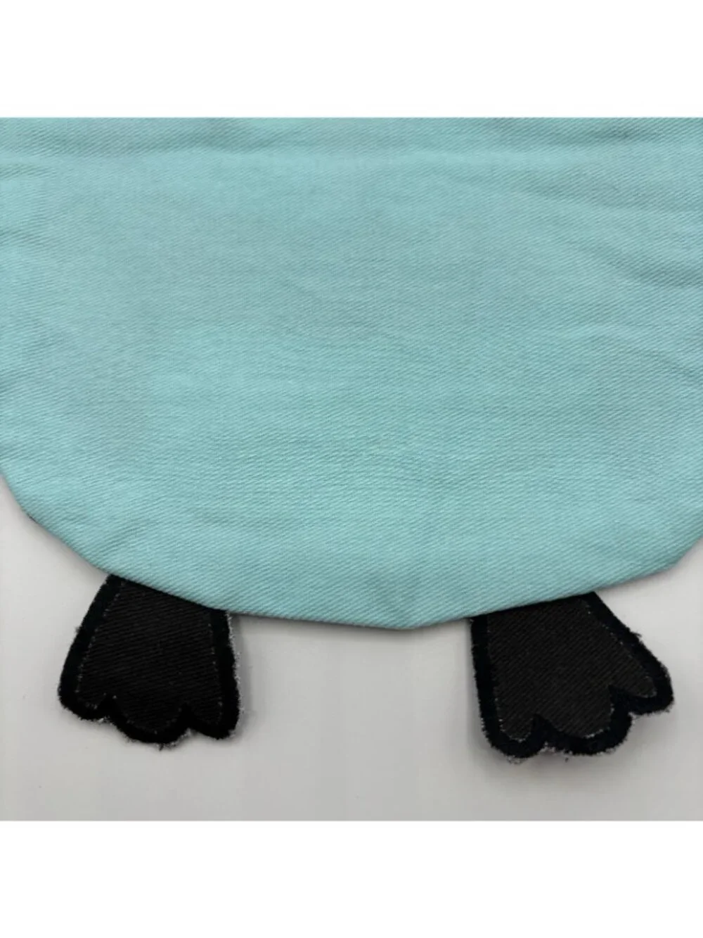 Winter Penguin Drawstring Pouch with Feet Day Bag Christmas Holiday Gift Bag